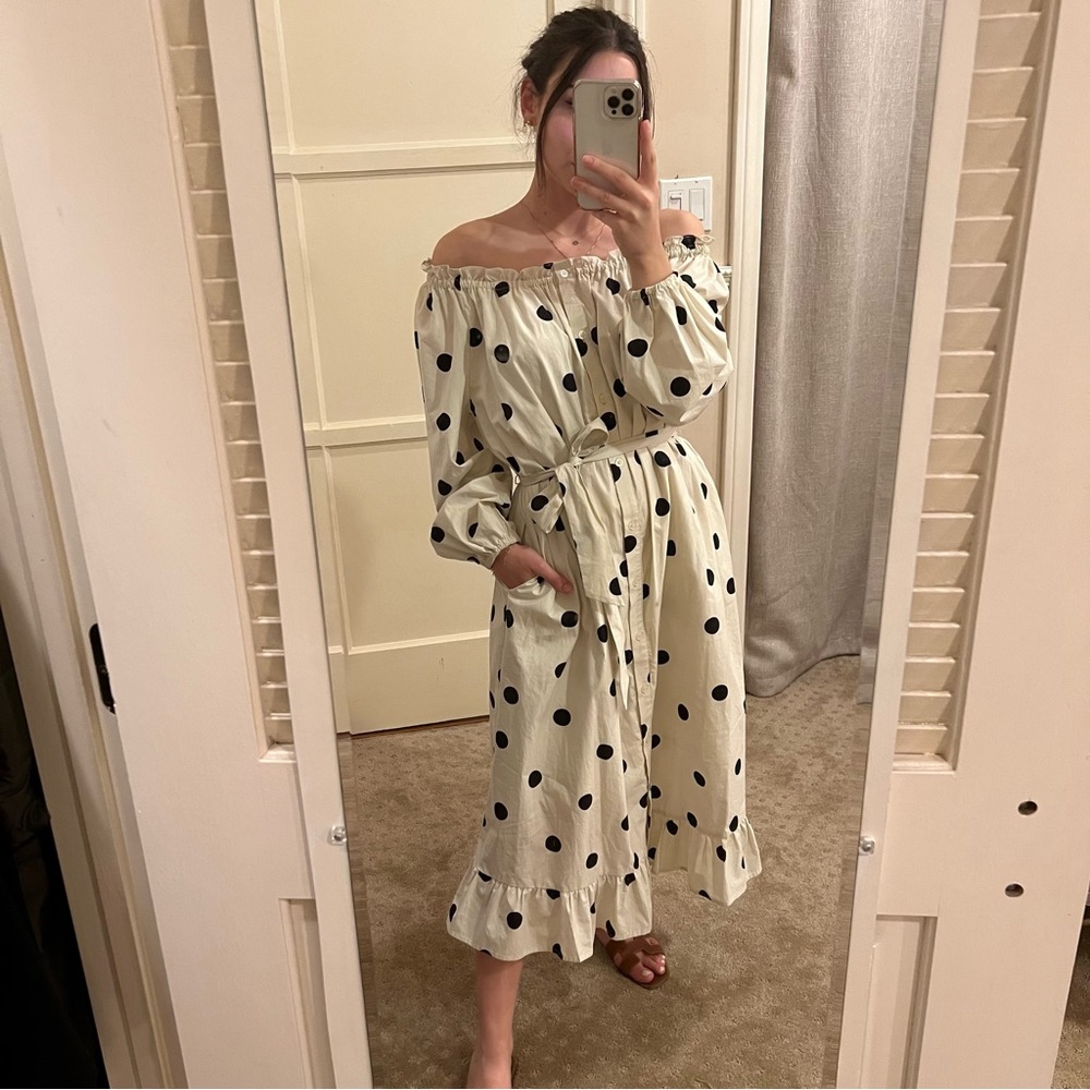 Who What Wear Polkadot Dress